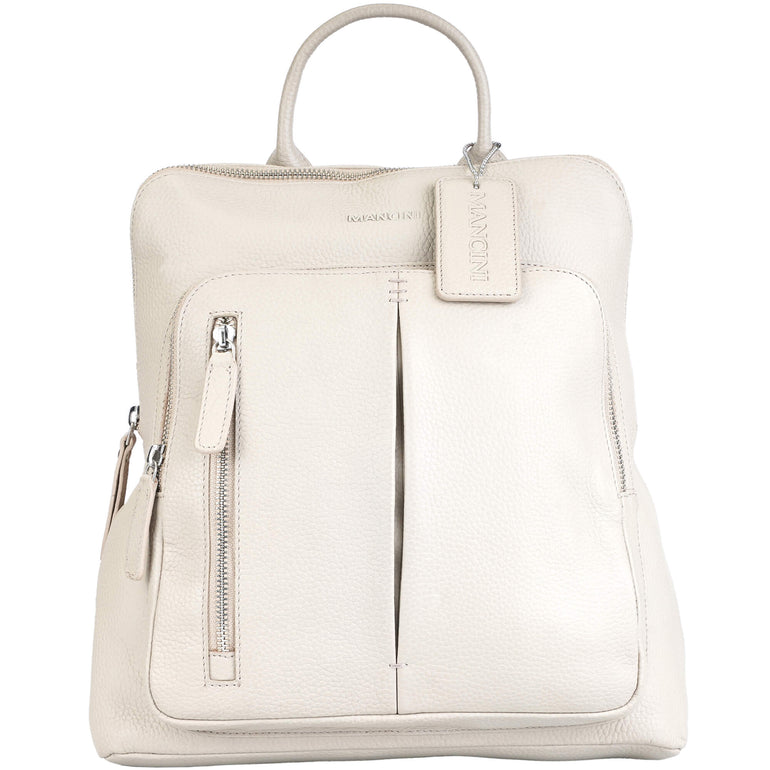 Mancini Handbags Mancini Pebbled Brigette Leather Backpack