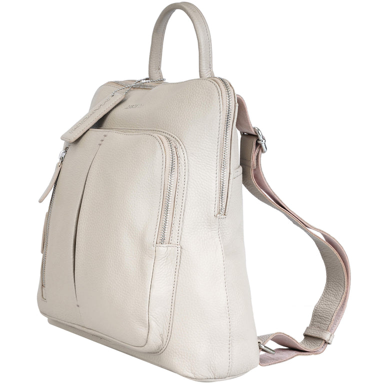 Mancini Handbags Mancini Pebbled Brigette Leather Backpack
