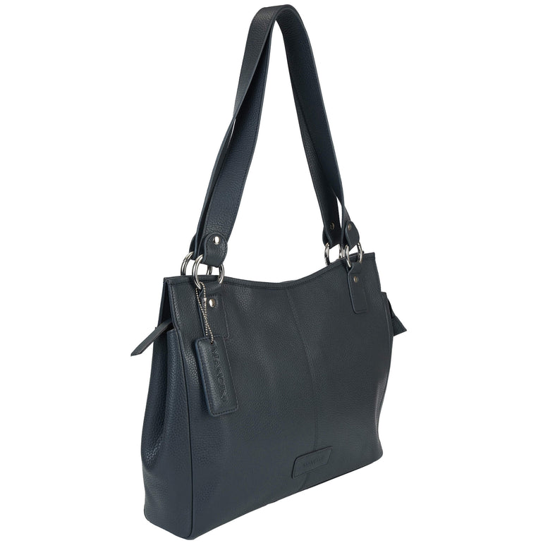 Mancini Handbags Mancini Pebbled Kelsea Shoulder Bag
