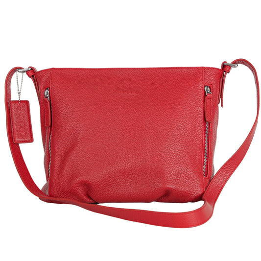 Mancini Handbags Red Mancini Mila Hobo Style Handbag