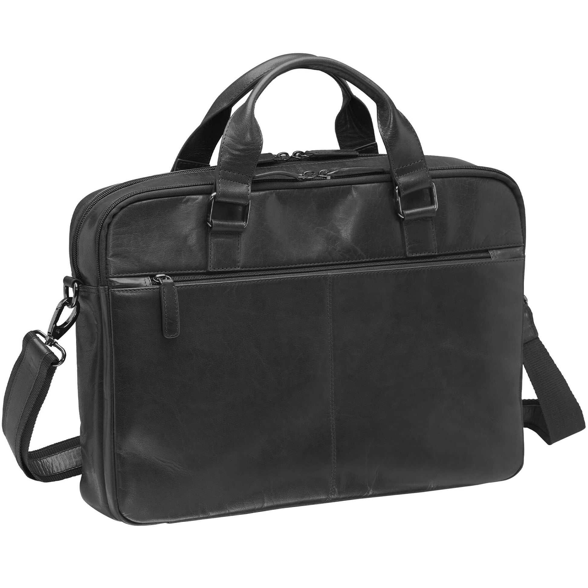 Mancini Laptop Briefcases Mancini Buffalo Briefcase with Dual Compartments for 15.6” Laptop