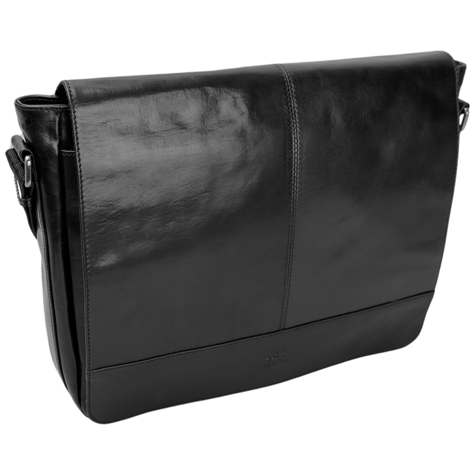 Mancini Messenger Bags Mancini Pelle D’oro 15” Laptop / Tablet Messenger Bag