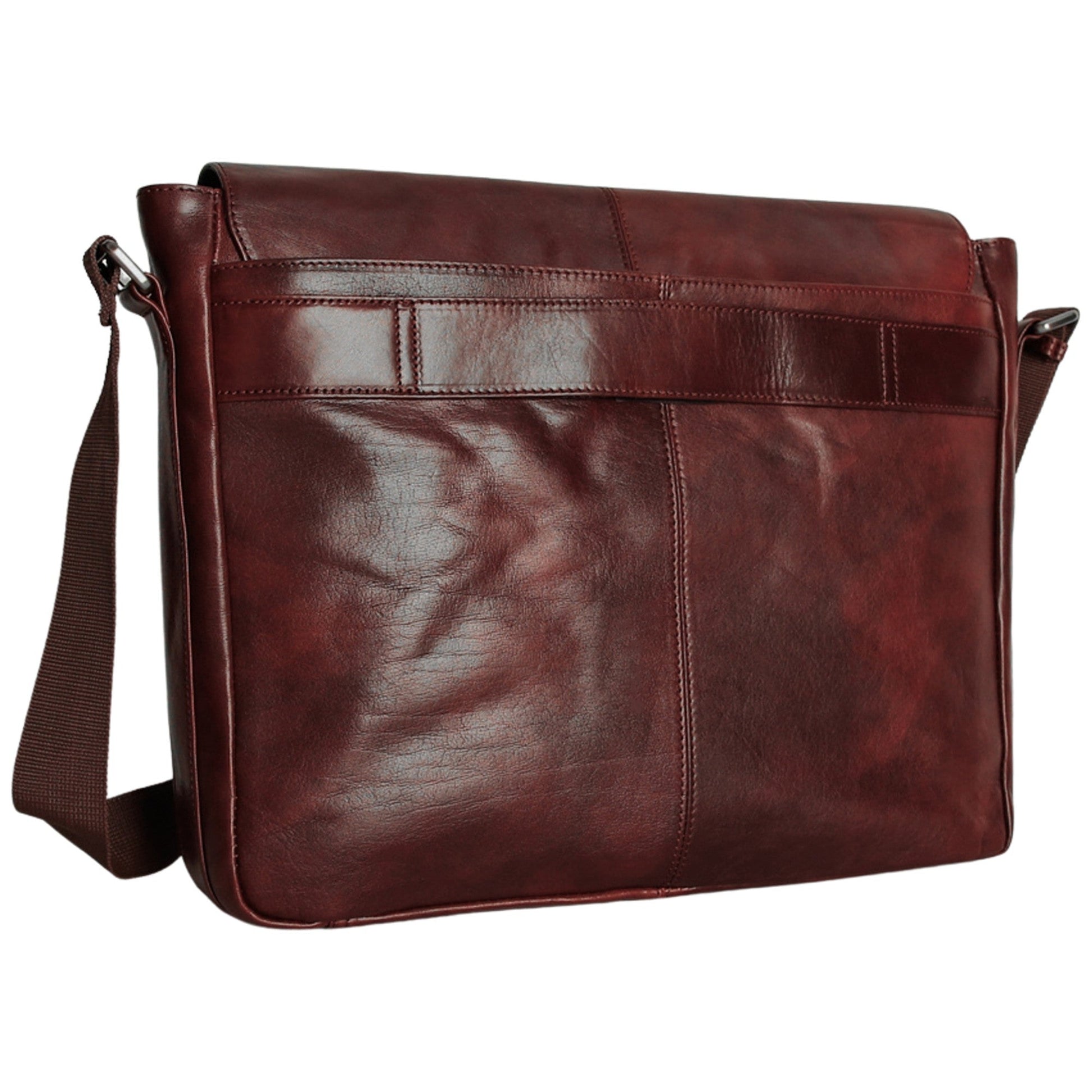 Mancini Messenger Bags Mancini Pelle D’oro 15” Laptop / Tablet Messenger Bag