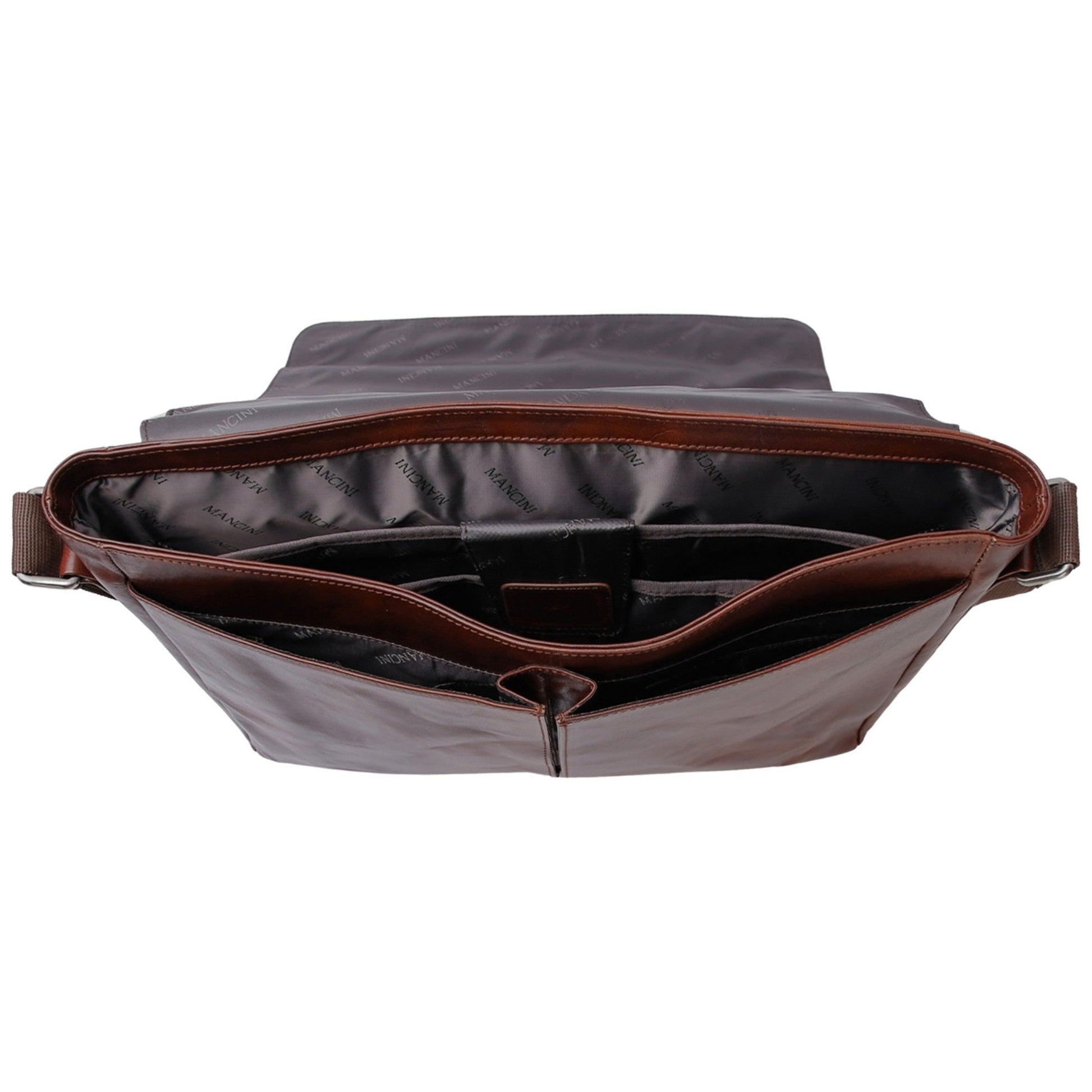 Mancini Messenger Bags Mancini Pelle D’oro 15” Laptop / Tablet Messenger Bag