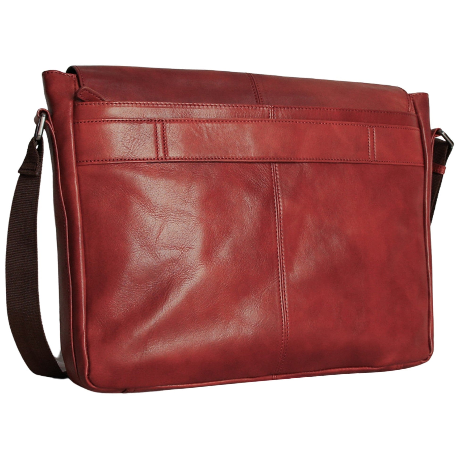 Mancini Messenger Bags Mancini Pelle D’oro 15” Laptop / Tablet Messenger Bag