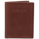 Mancini Passport Case Brown Mancini CASABLANCA RFID Secure Passport Holder