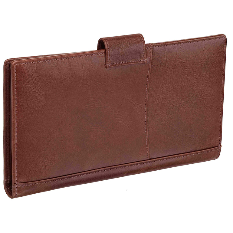 Mancini Passport Case Mancini CASABLANCA RFID Secure Classic Passport / Travel Organizer