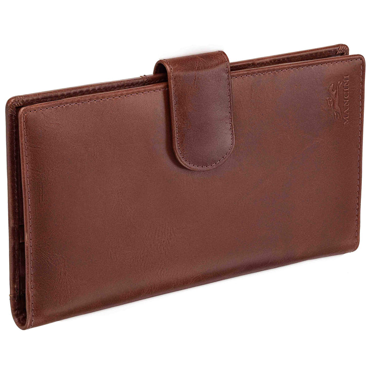 Mancini Passport Case Mancini CASABLANCA RFID Secure Classic Passport / Travel Organizer
