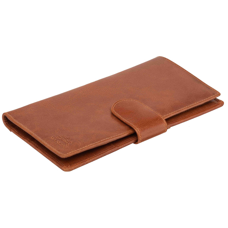 Mancini Passport Case Mancini CASABLANCA RFID Secure Classic Passport / Travel Organizer