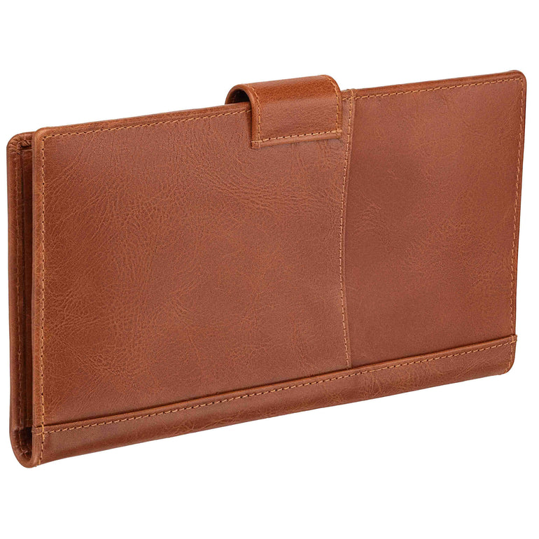 Mancini Passport Case Mancini CASABLANCA RFID Secure Classic Passport / Travel Organizer