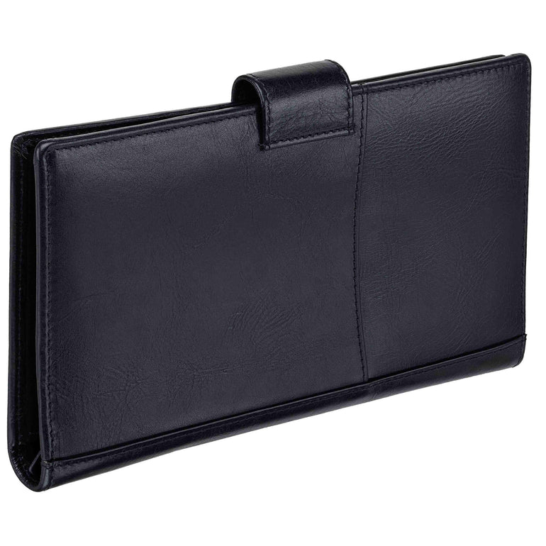 Mancini Passport Case Mancini CASABLANCA RFID Secure Classic Passport / Travel Organizer