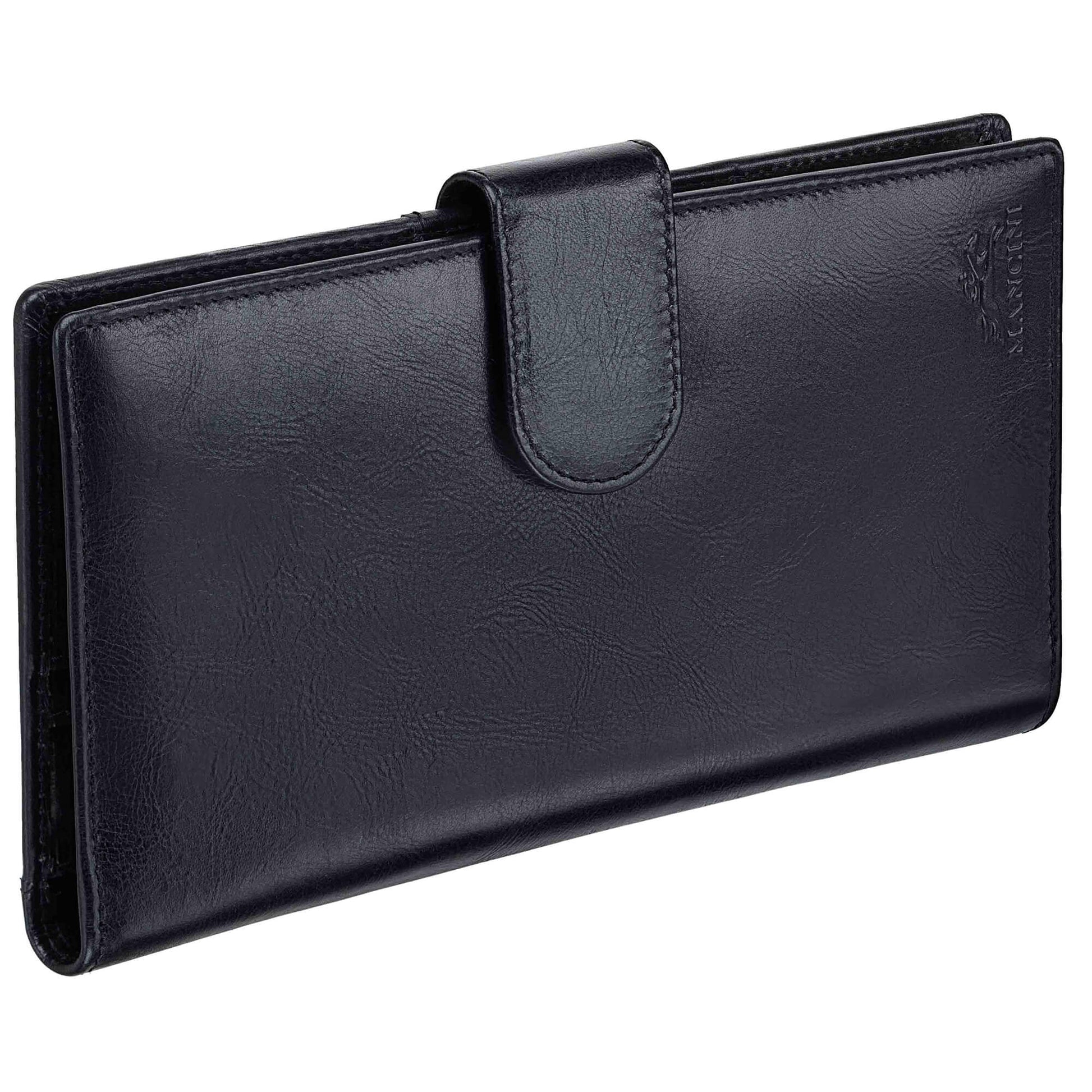 Mancini Passport Case Mancini CASABLANCA RFID Secure Classic Passport / Travel Organizer