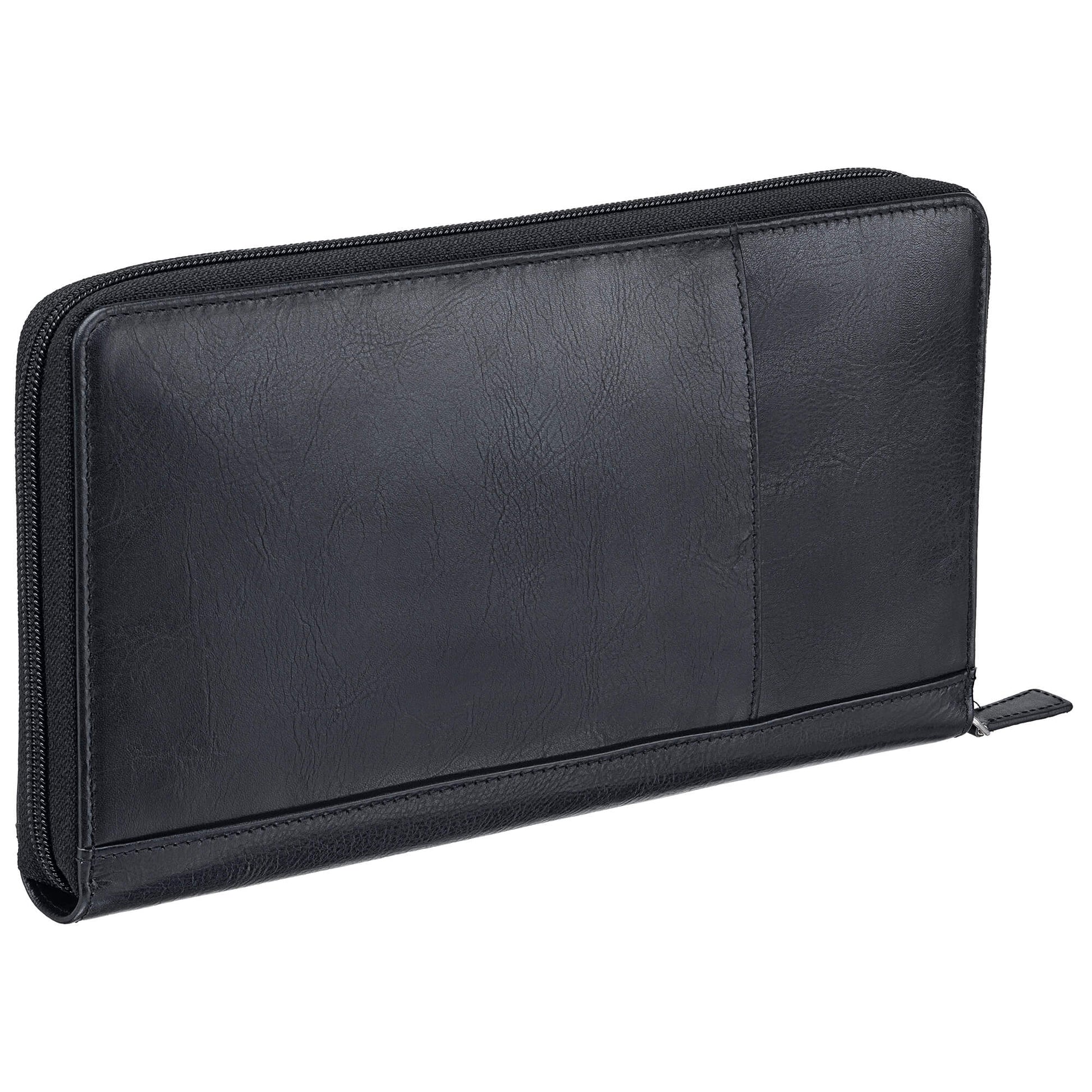 Mancini Passport Case Mancini CASABLANCA RFID Secure Deluxe Passport / Travel Organizer