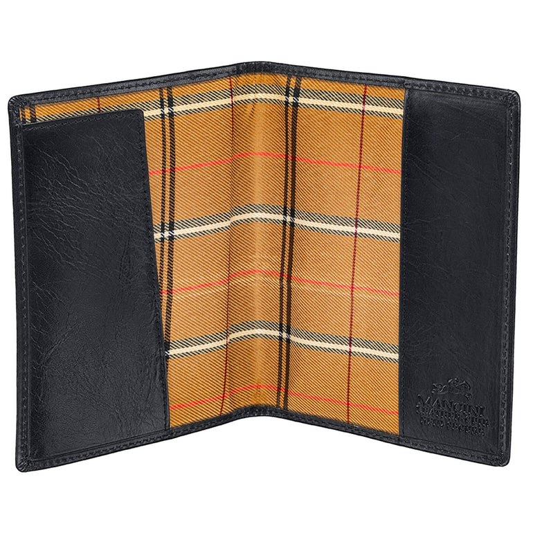 Mancini Passport Case Mancini CASABLANCA RFID Secure Passport Holder