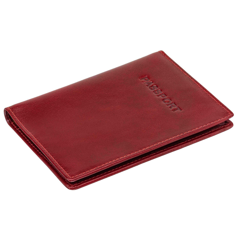 Mancini Passport Case Mancini CASABLANCA RFID Secure Passport Holder