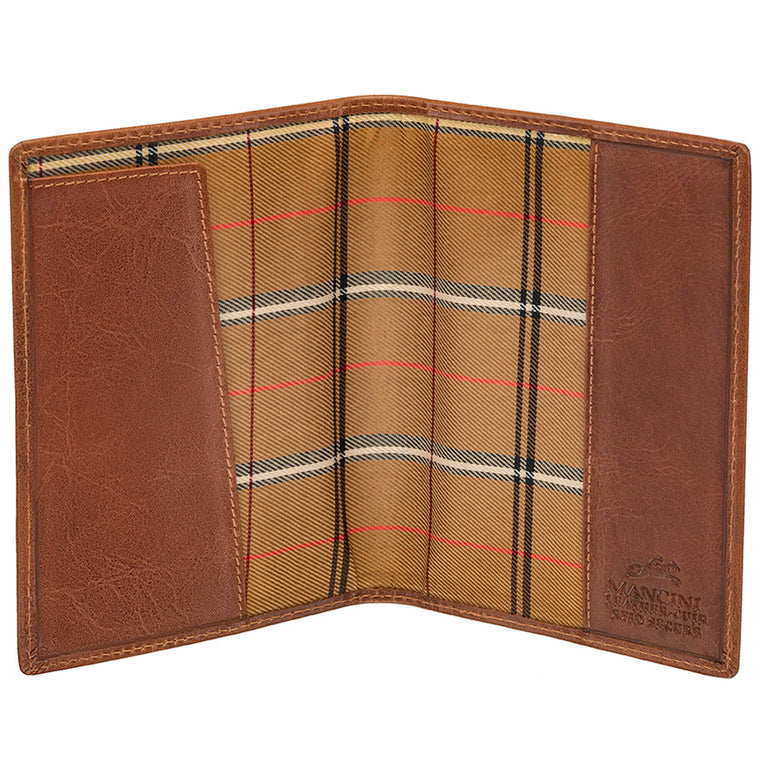 Mancini Passport Case Mancini CASABLANCA RFID Secure Passport Holder