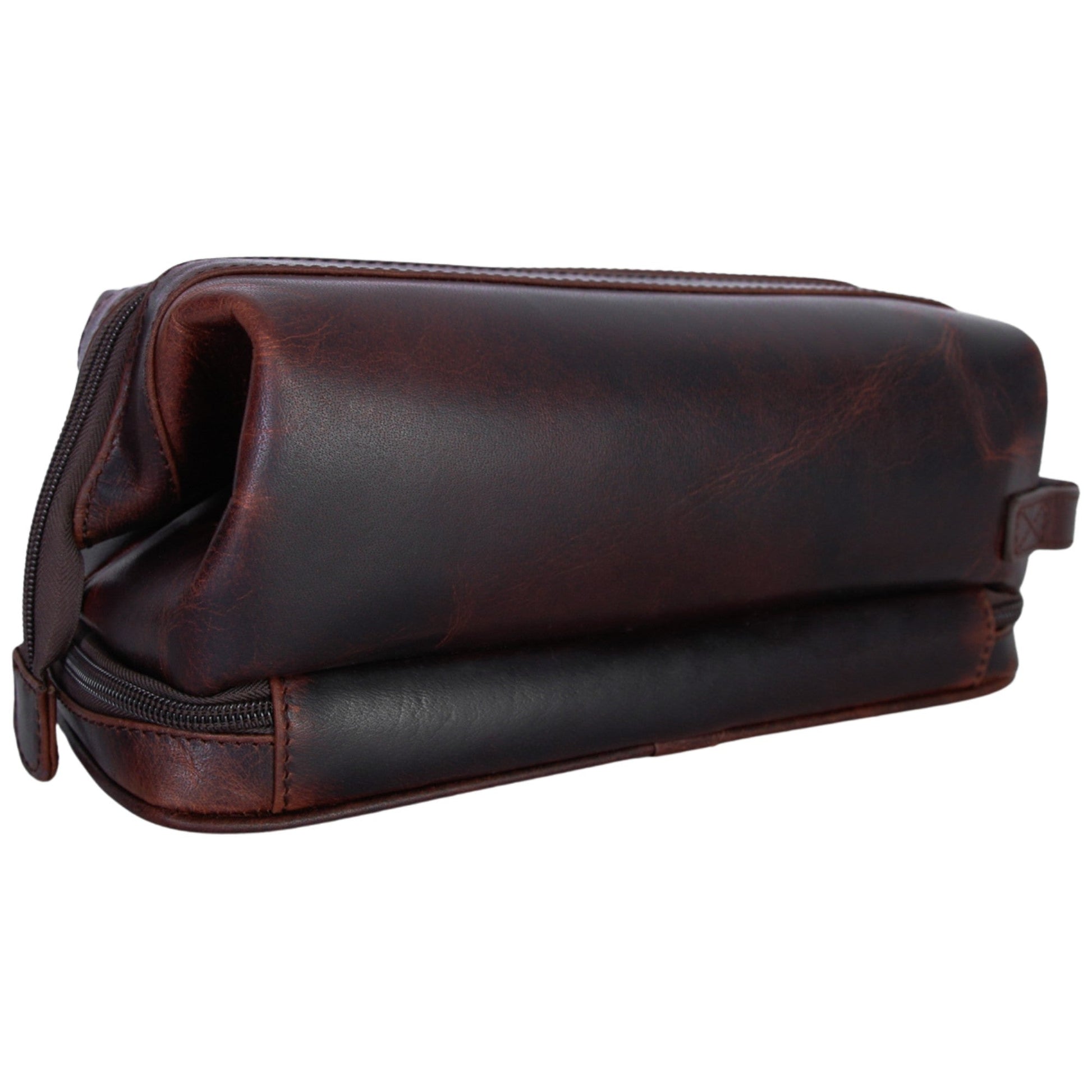 Mancini Travel Accessories Mancini Classic Toiletry Kit with Zippered Organizer