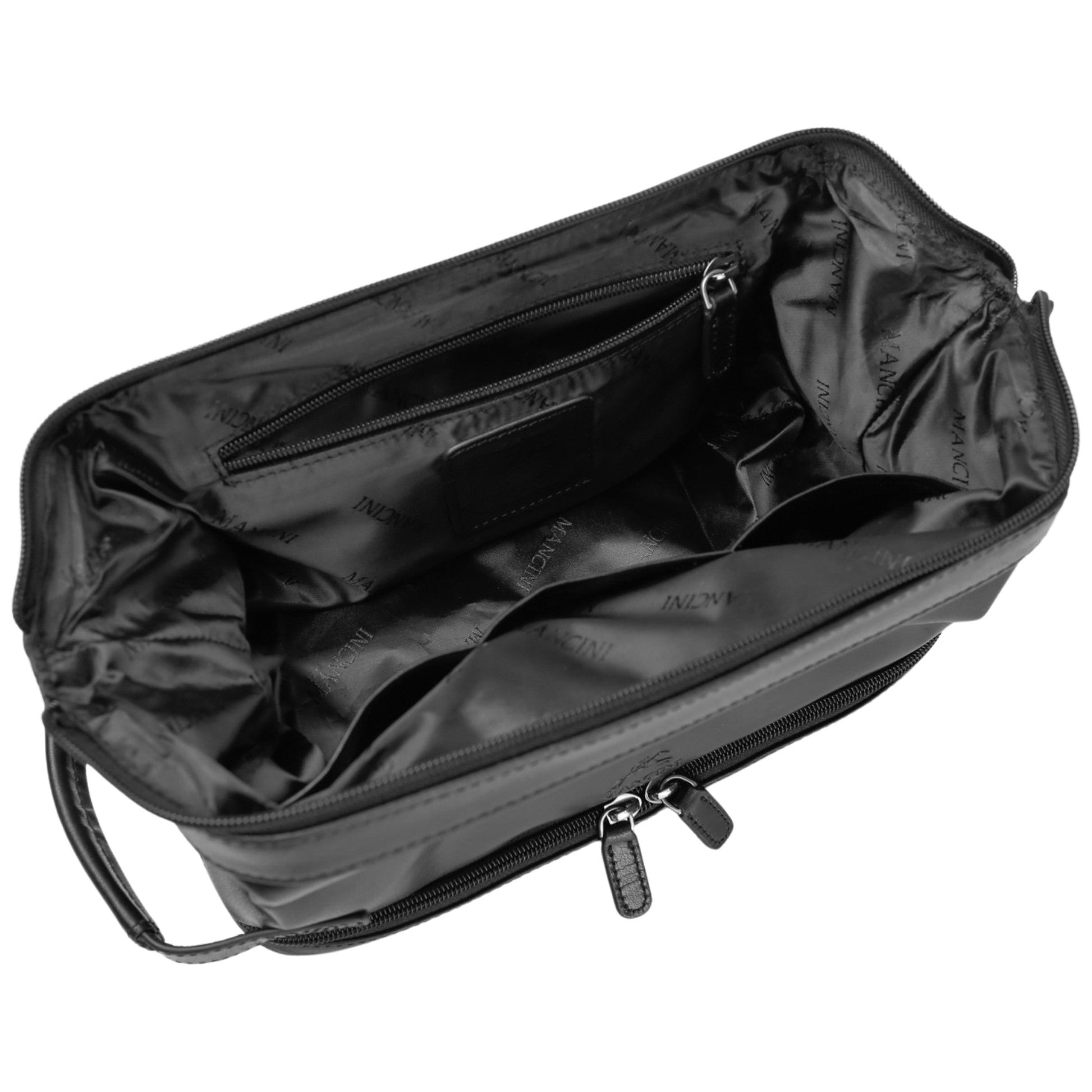 Mancini Travel Accessories Mancini Classic Toiletry Kit with Zippered Organizer