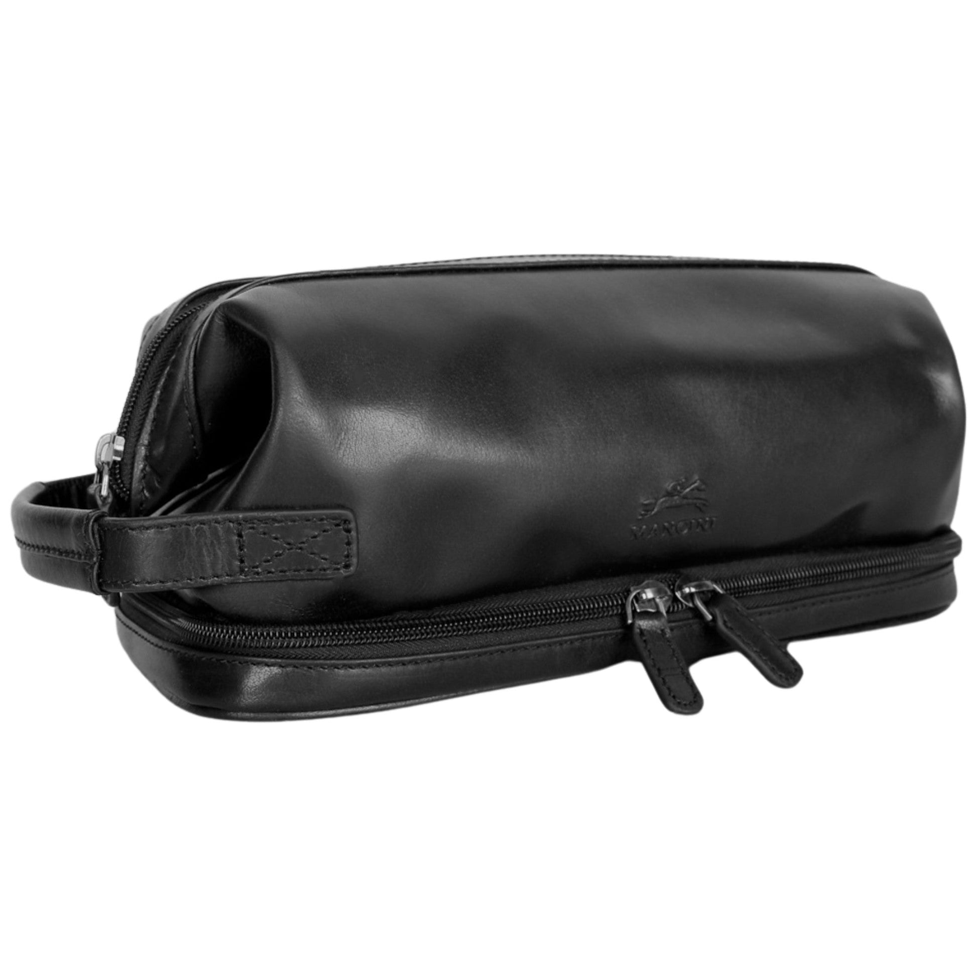 Mancini Travel Accessories Mancini Classic Toiletry Kit with Zippered Organizer