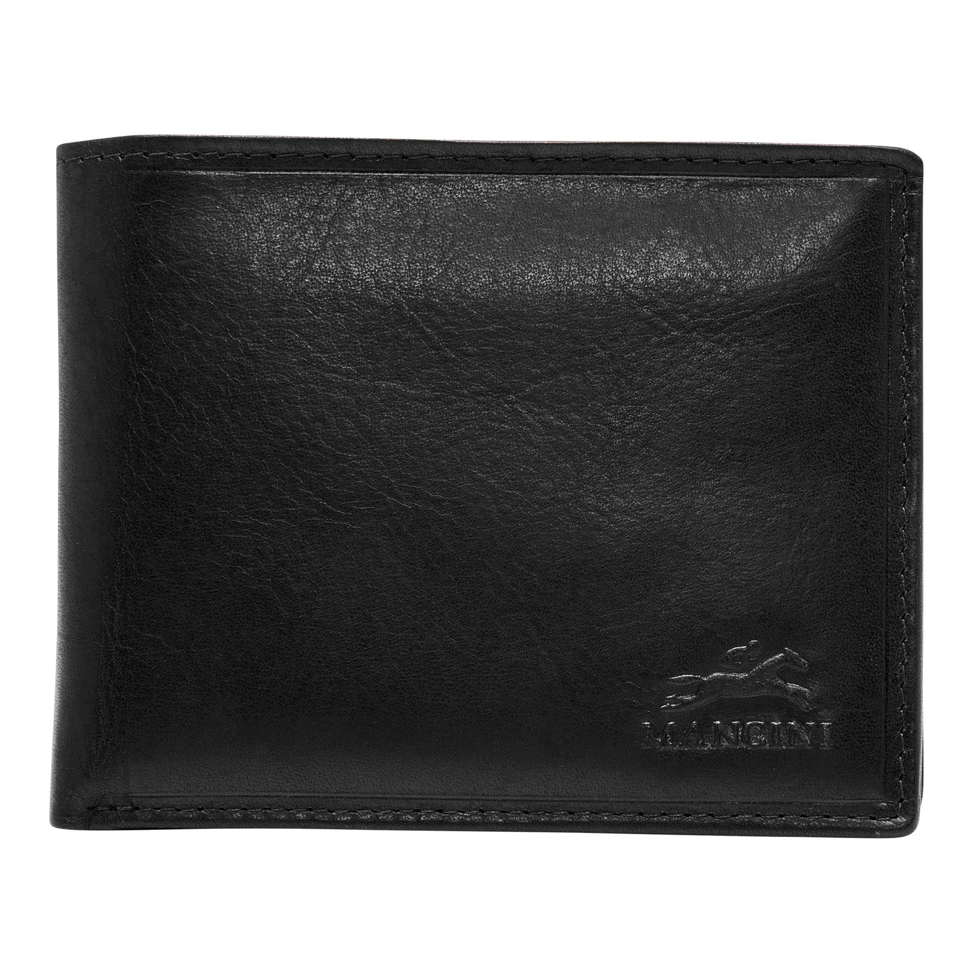 Mancini Wallets Black Mancini BOULDER Men's RFID Secure Billfold with Removable Passcase