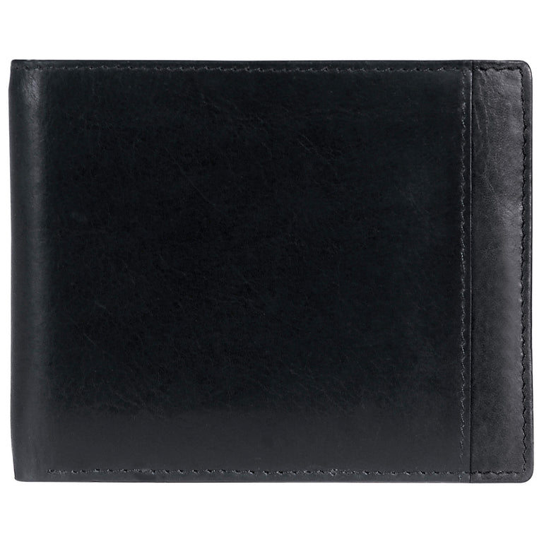 Mancini Wallets Black Mancini CASABLANCA Collection Men’s Billfold with Removable Passcase (RFID Secure)