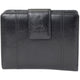 Mancini Wallets Black Mancini Fifth Avenue RFID Secure Medium Clutch Wallet
