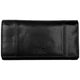 Mancini Wallets Black Mancini Pelle D’oro RFID Secure Quad Fold Wallet