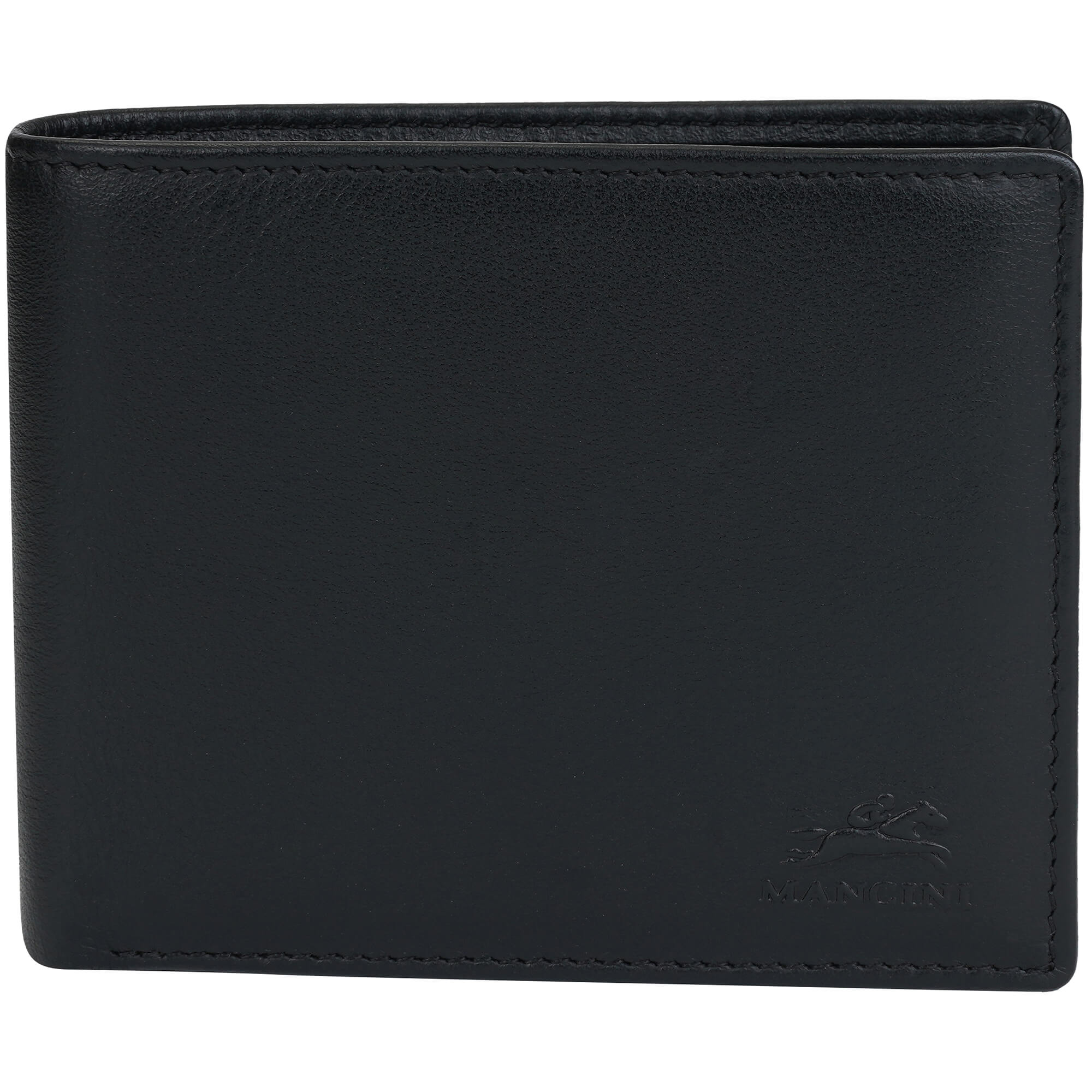 Mancini Wallets Black Mancini Sonoma RFID Secure Center Wing Wallet