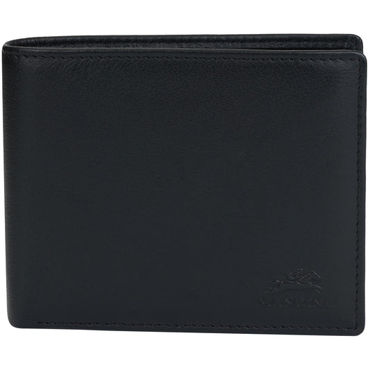 Mancini Wallets Black Mancini Sonoma RFID Secure Center Wing Wallet