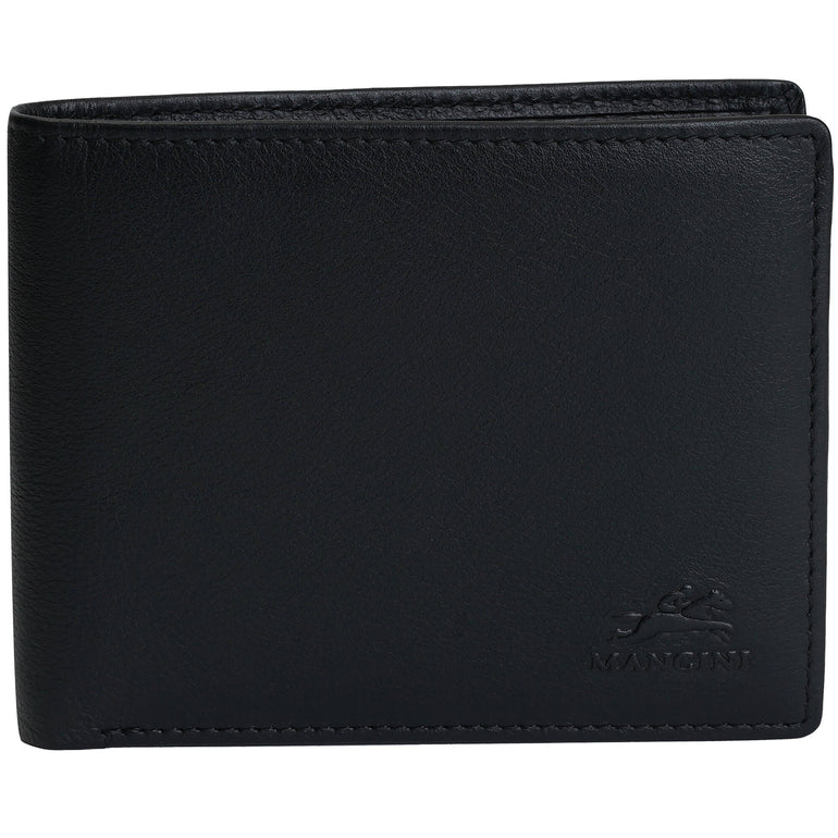 Mancini Wallets Black Mancini Sonoma RFID Secure Left Wing Wallet