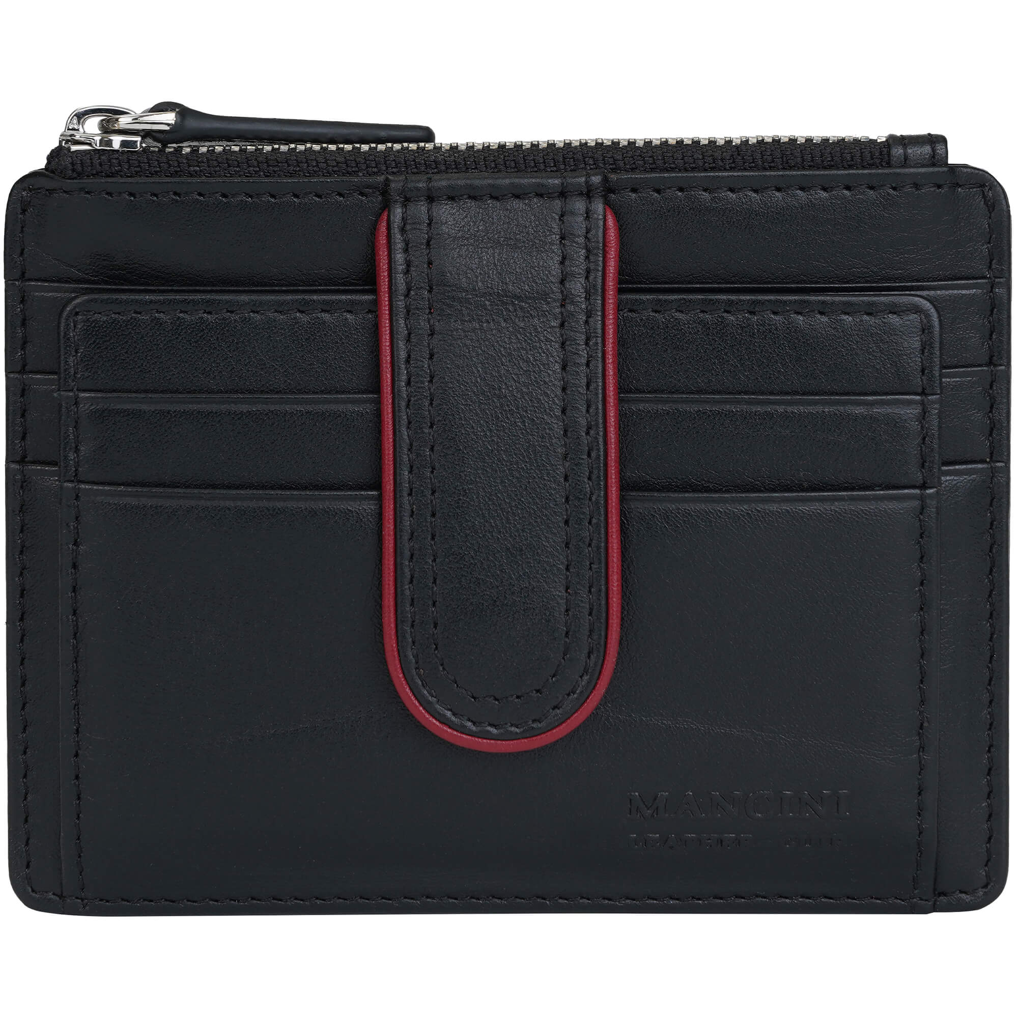 Mancini Wallets Black Mancini Sonoma Women’s Card Case with Enhanced RFID Protection