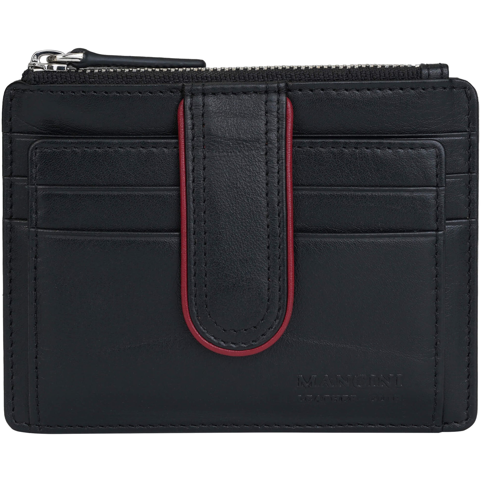 Mancini Wallets Black Mancini Sonoma Women’s Card Case with Enhanced RFID Protection
