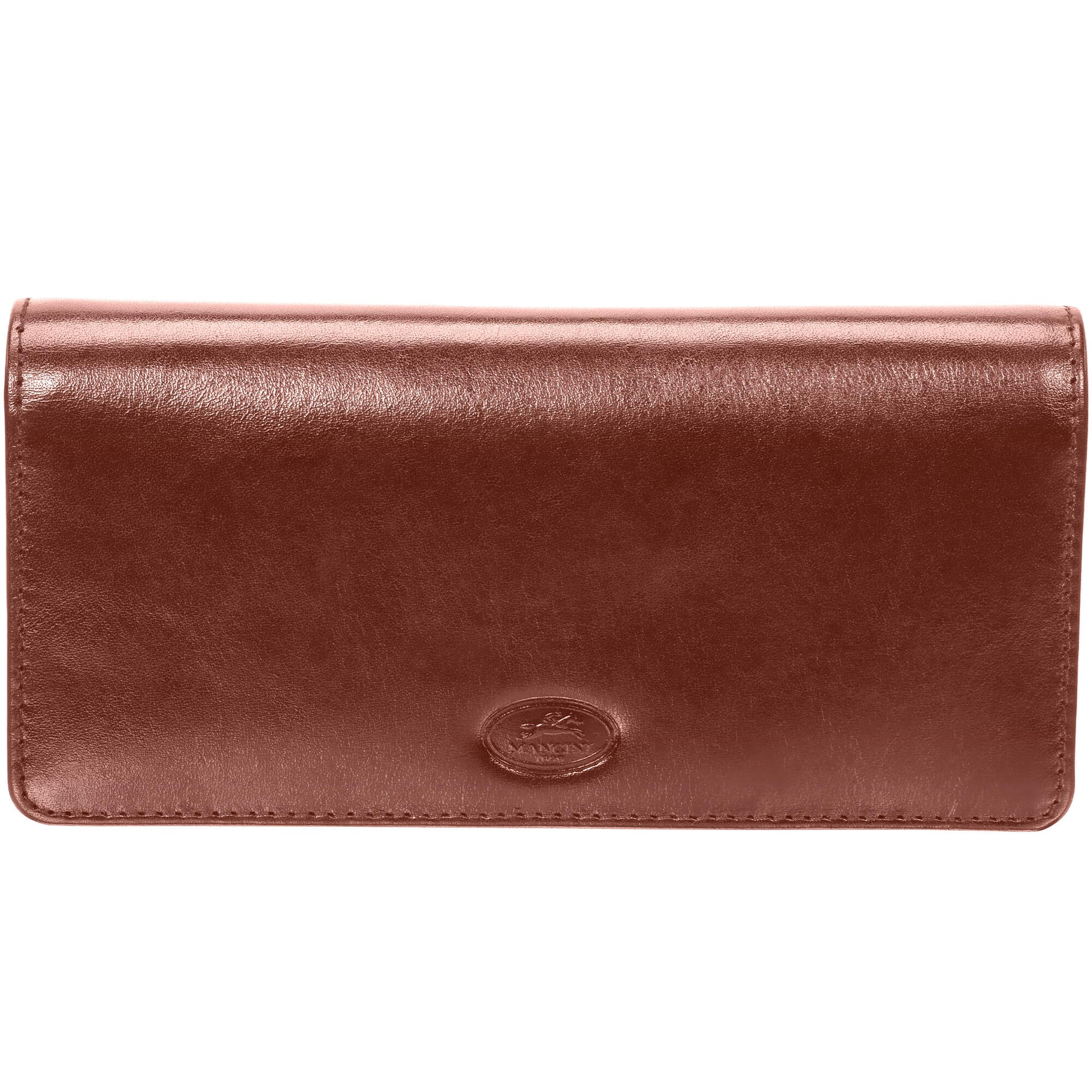 Mancini Wallets Brown Mancini EQUESTRIAN-2 Ladies' RFID Secure Clutch Wallet