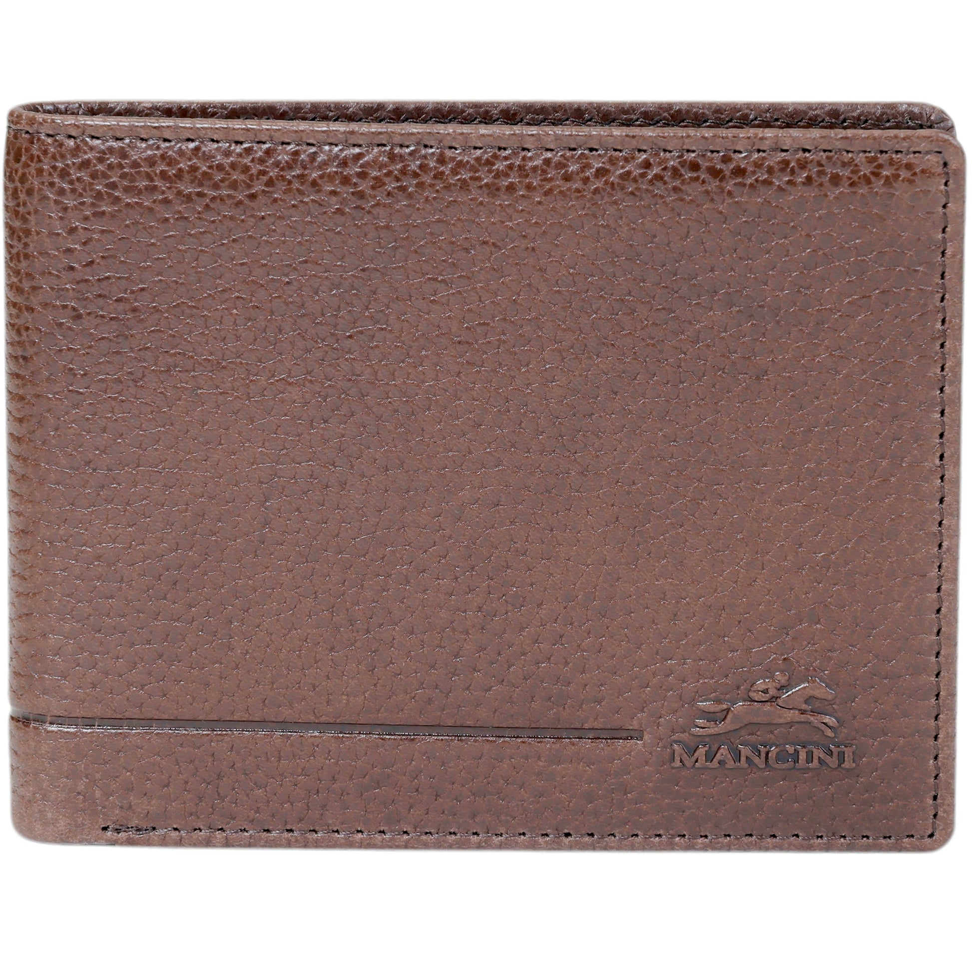 Mancini Wallets Brown Mancini Fifth Avenue RFID Secure Billfold