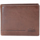 Mancini Wallets Brown Mancini Fifth Avenue RFID Secure Center Wing Wallet with Coin Pocket