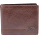 Mancini Wallets Brown Mancini Fifth Avenue RFID Secure Left Wing Billfold