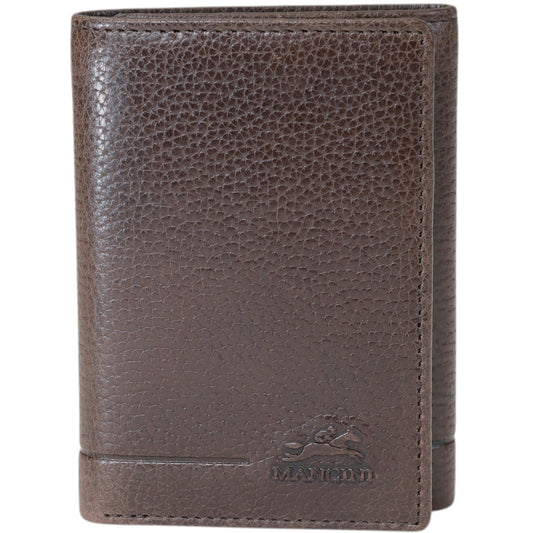Mancini Wallets Brown Mancini Fifth Avenue RFID Secure Trifold Wallet