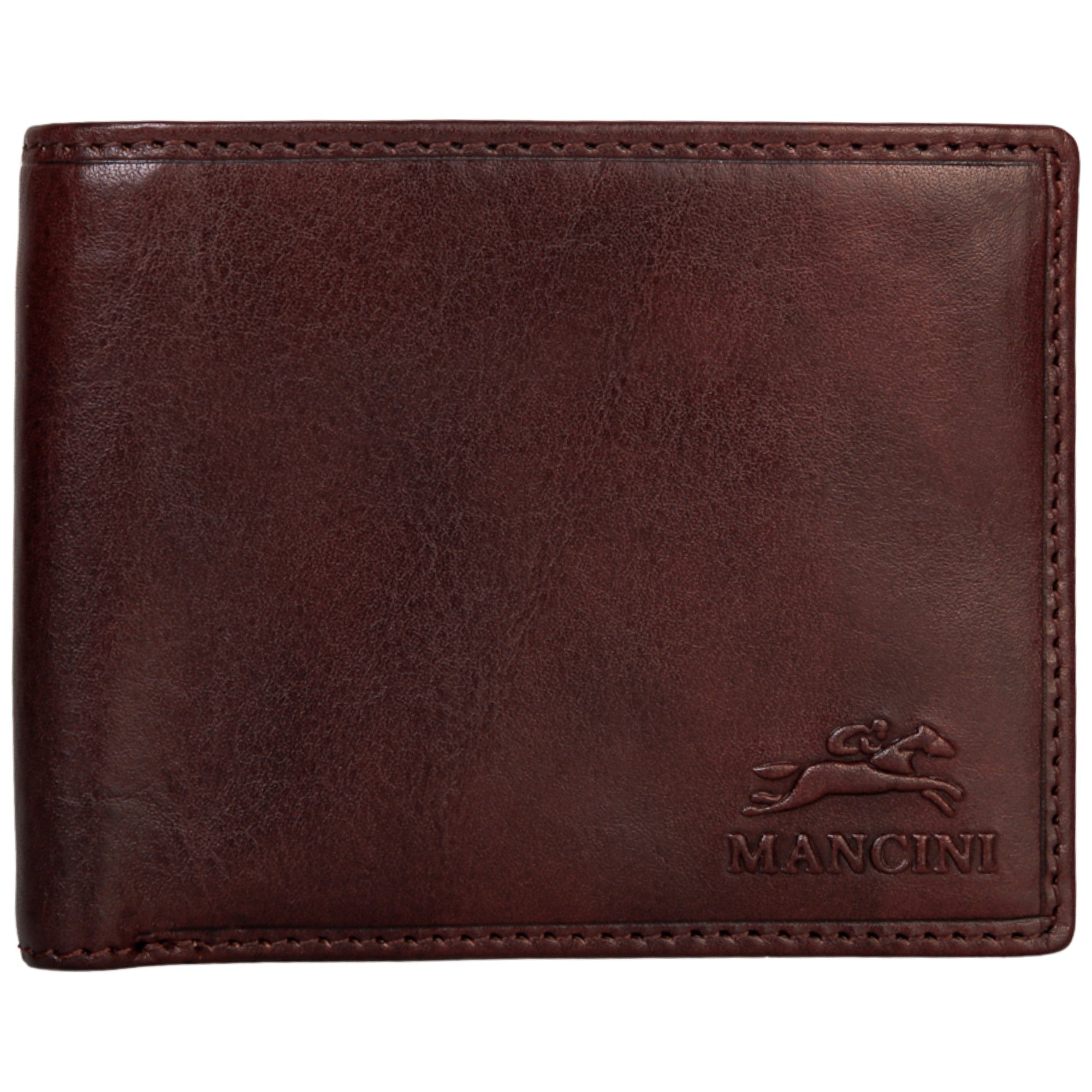 Mancini Wallets Brown Mancini Pelle D’oro RFID Secure Billfold