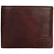 Mancini Wallets Brown Mancini Pelle D’oro RFID Secure Left Wing Billfold