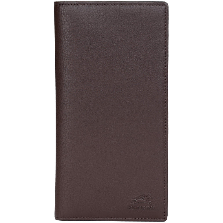 Mancini Wallets Brown Mancini Sonoma RFID Secure Breast Pocket Wallet
