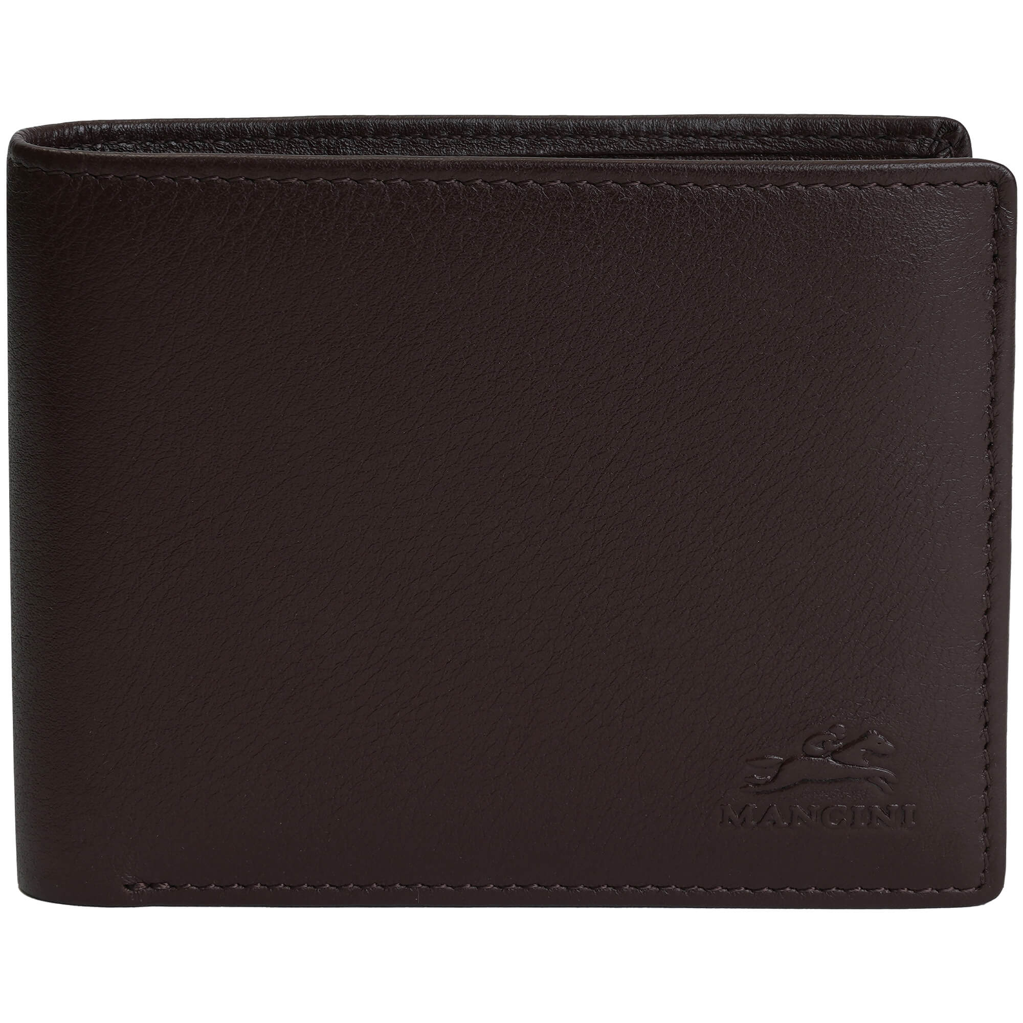 Mancini Wallets Brown Mancini Sonoma RFID Secure Left Wing Wallet