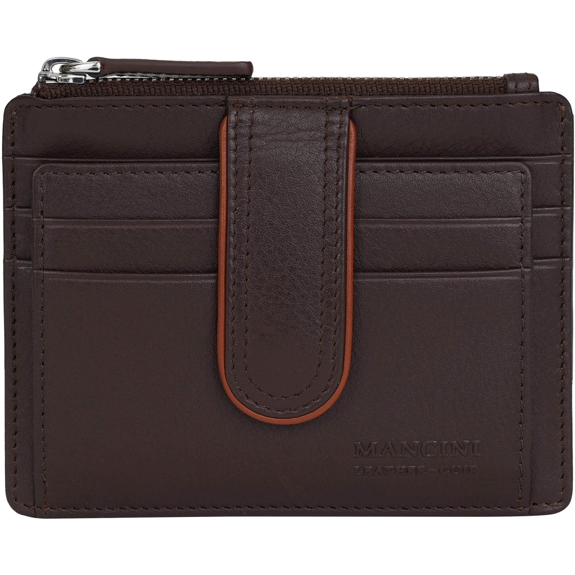 Mancini Wallets Brown Mancini Sonoma Women’s Card Case with Enhanced RFID Protection