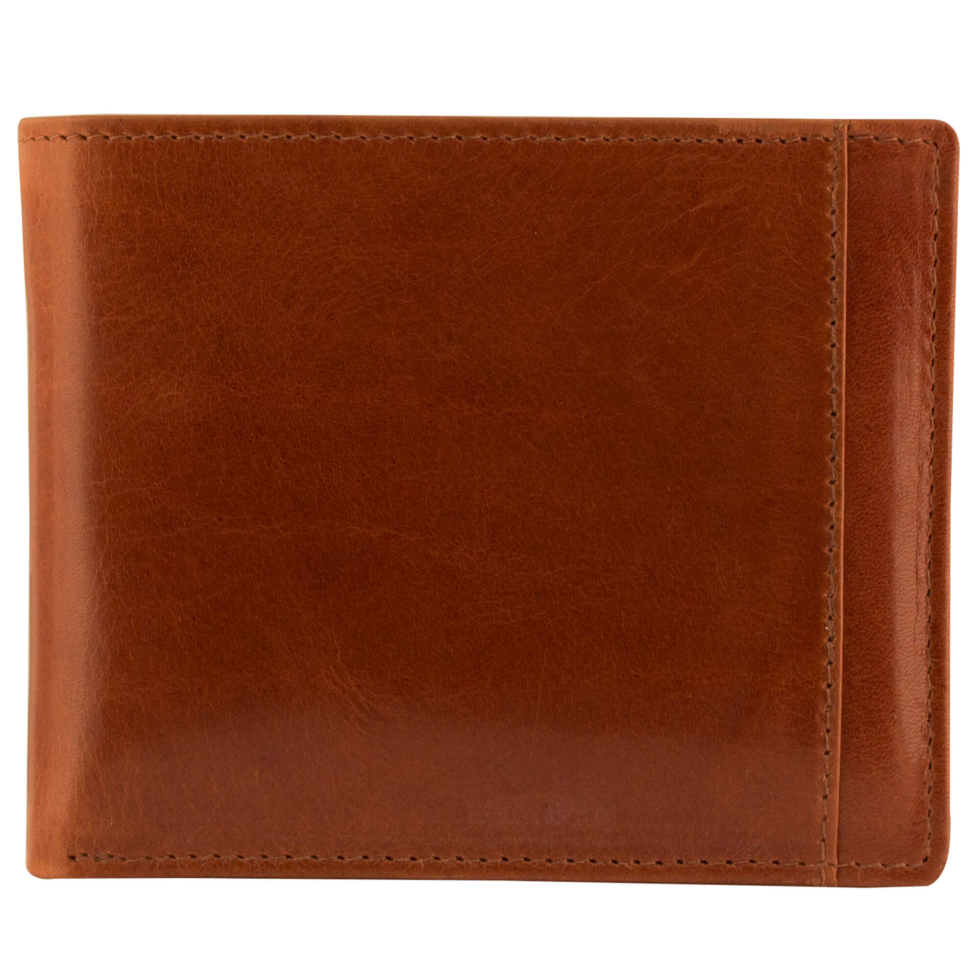 Mancini Wallets Cognac Mancini CASABLANCA Collection Men’s Billfold with Removable Passcase (RFID Secure)