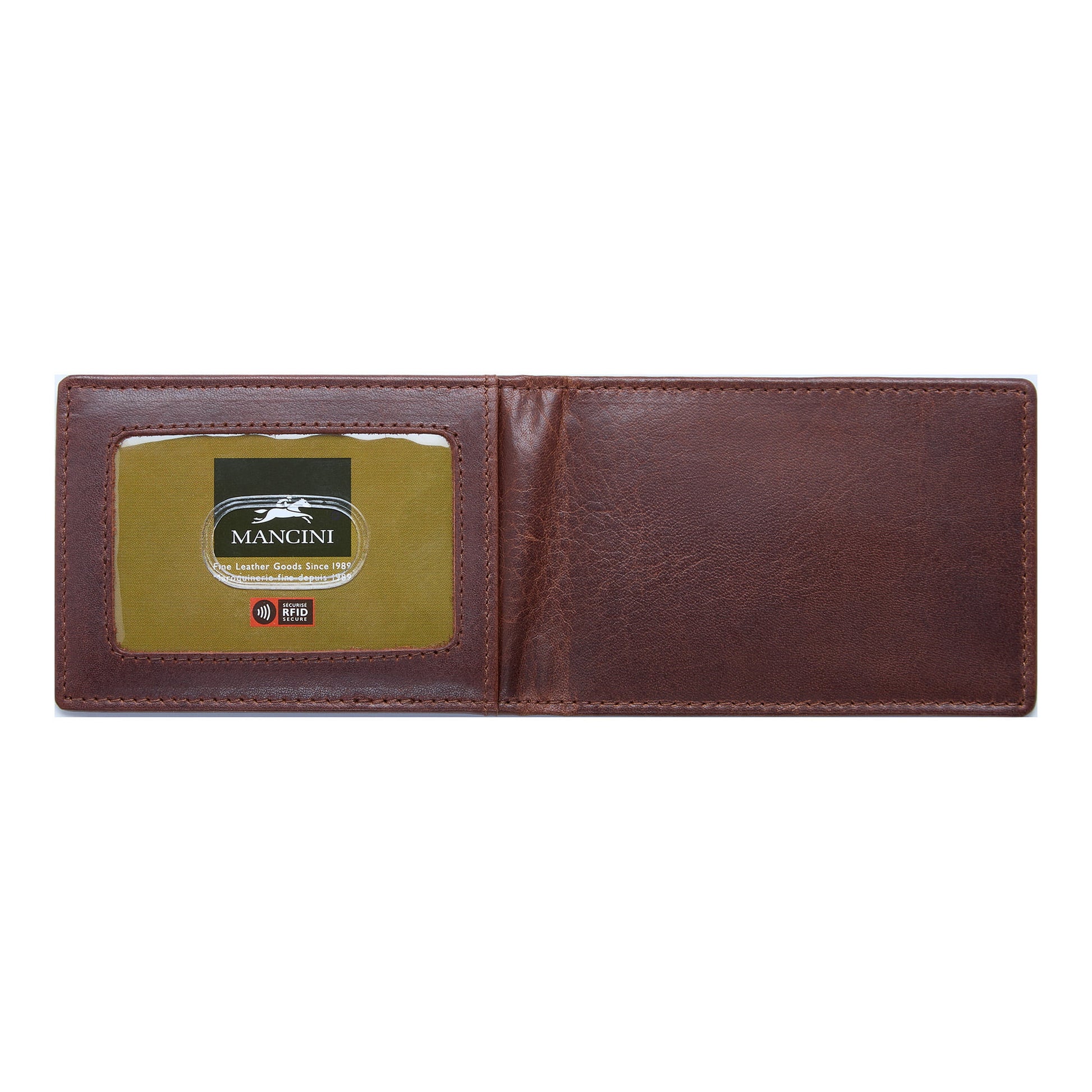 Mancini Wallets Mancini BOULDER Men's RFID Secure Billfold with Removable Passcase