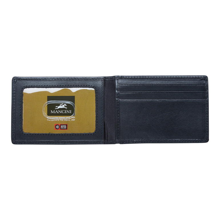 Mancini Wallets Mancini BOULDER Men's RFID Secure Billfold with Removable Passcase