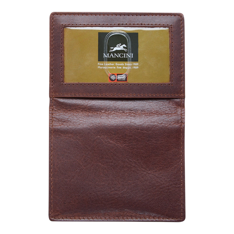 Mancini Wallets Mancini BOULDER Men's RFID Secure Billfold with Removable Passcase