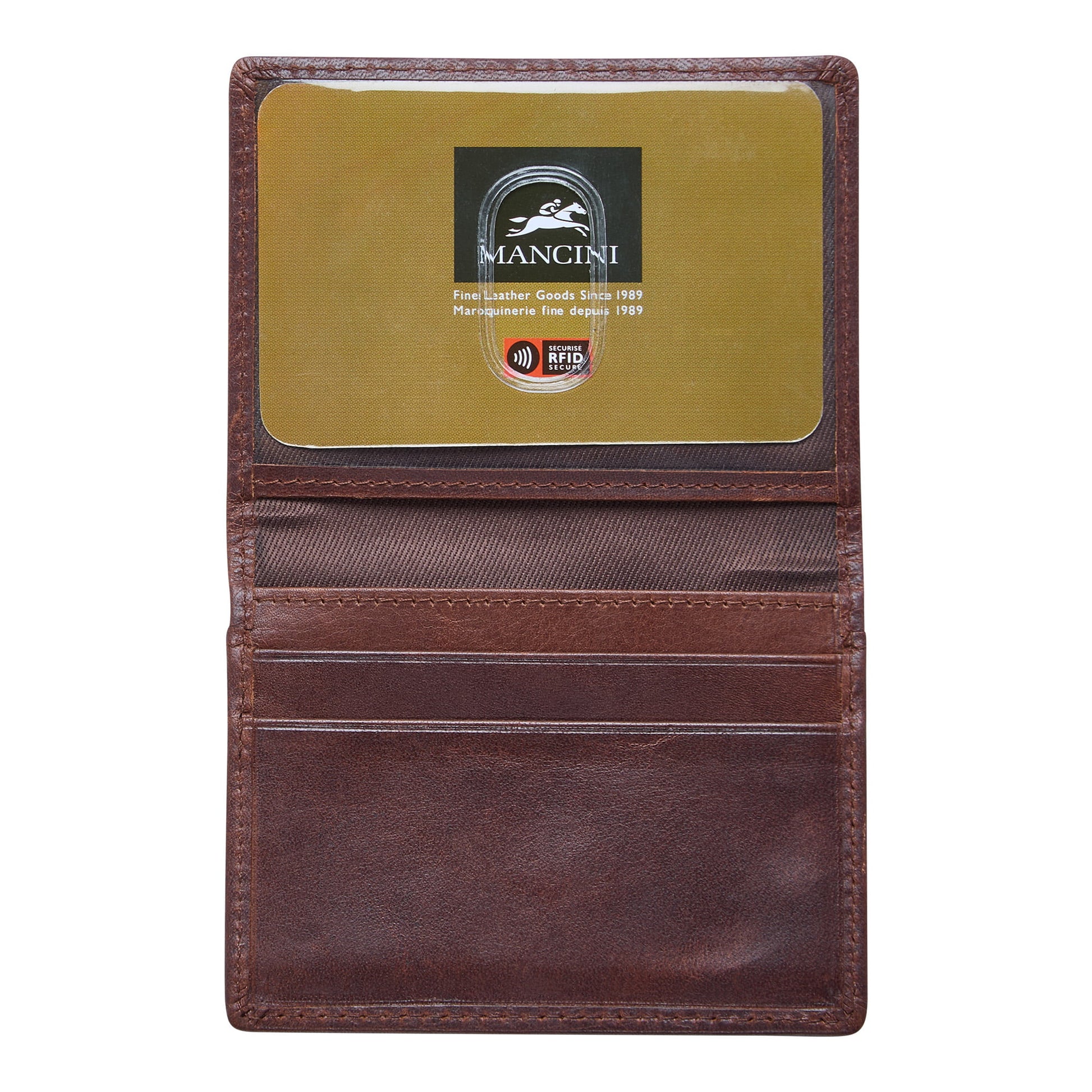Mancini Wallets Mancini BOULDER Men's RFID Secure Billfold with Removable Passcase