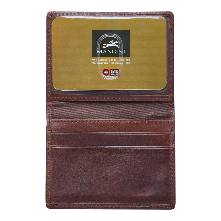 Mancini Wallets Mancini BOULDER Men's RFID Secure Billfold with Removable Passcase