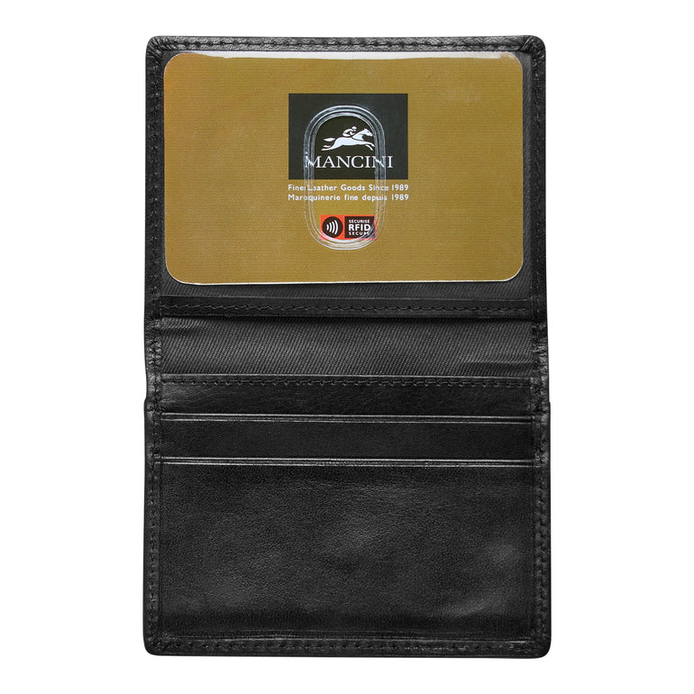 Mancini Wallets Mancini BOULDER Men's RFID Secure Billfold with Removable Passcase