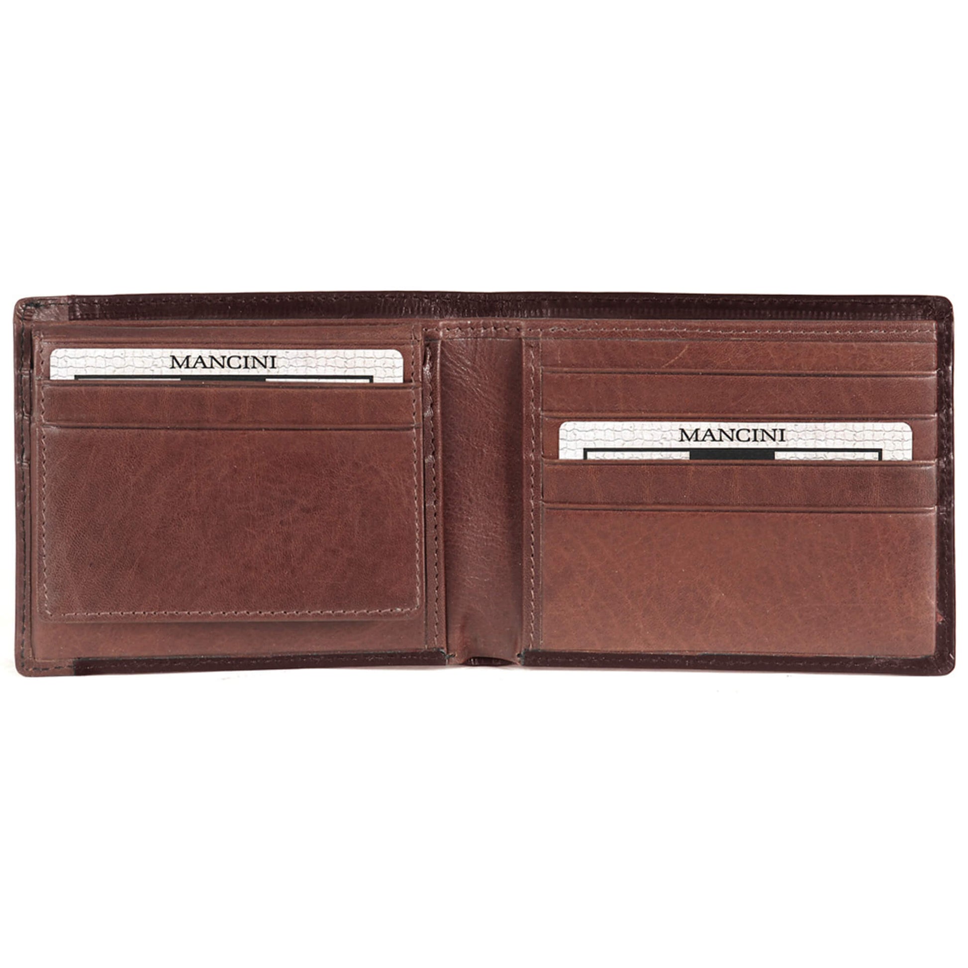 Mancini Wallets Mancini CASABLANCA Collection Men’s Billfold with Removable Passcase (RFID Secure)